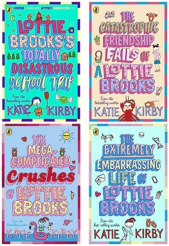 Σειρά Lottie Brooks By Katie Kirby 4 Books Collection (The Extremely Embarrassing Life of Lottie Brooks, The Catastrophic Friendship Fails of Lottie Brooks And More)