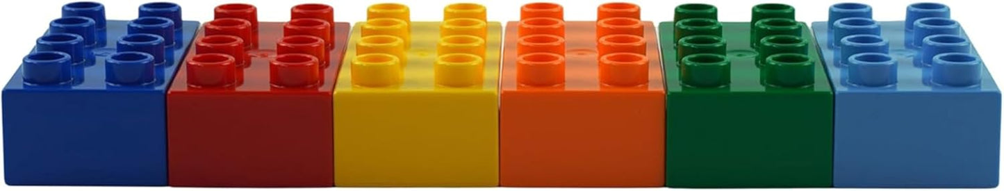 LEGO® DUPLO® 2 x 4 Building Blocks, Assorted Colours, Pack of 20, Basic Stones