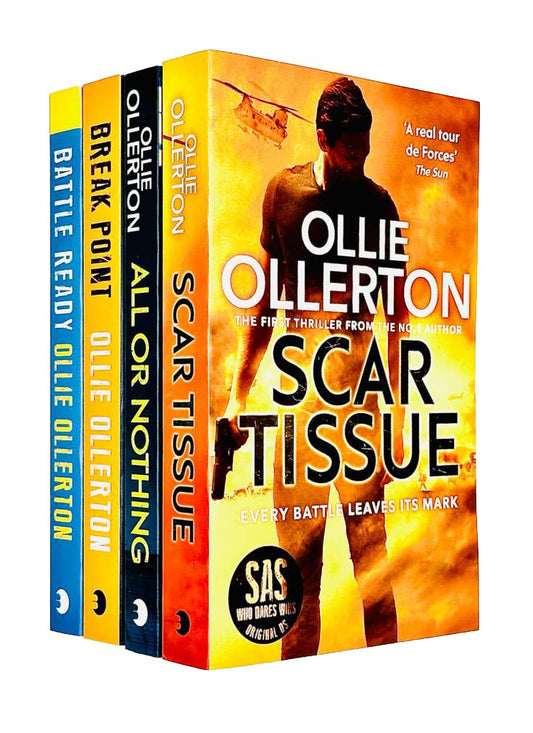 Ollie Ollerton Collection 4 Books Set (Scar Tissue, All or Nothing, Break Point, Battle Ready)