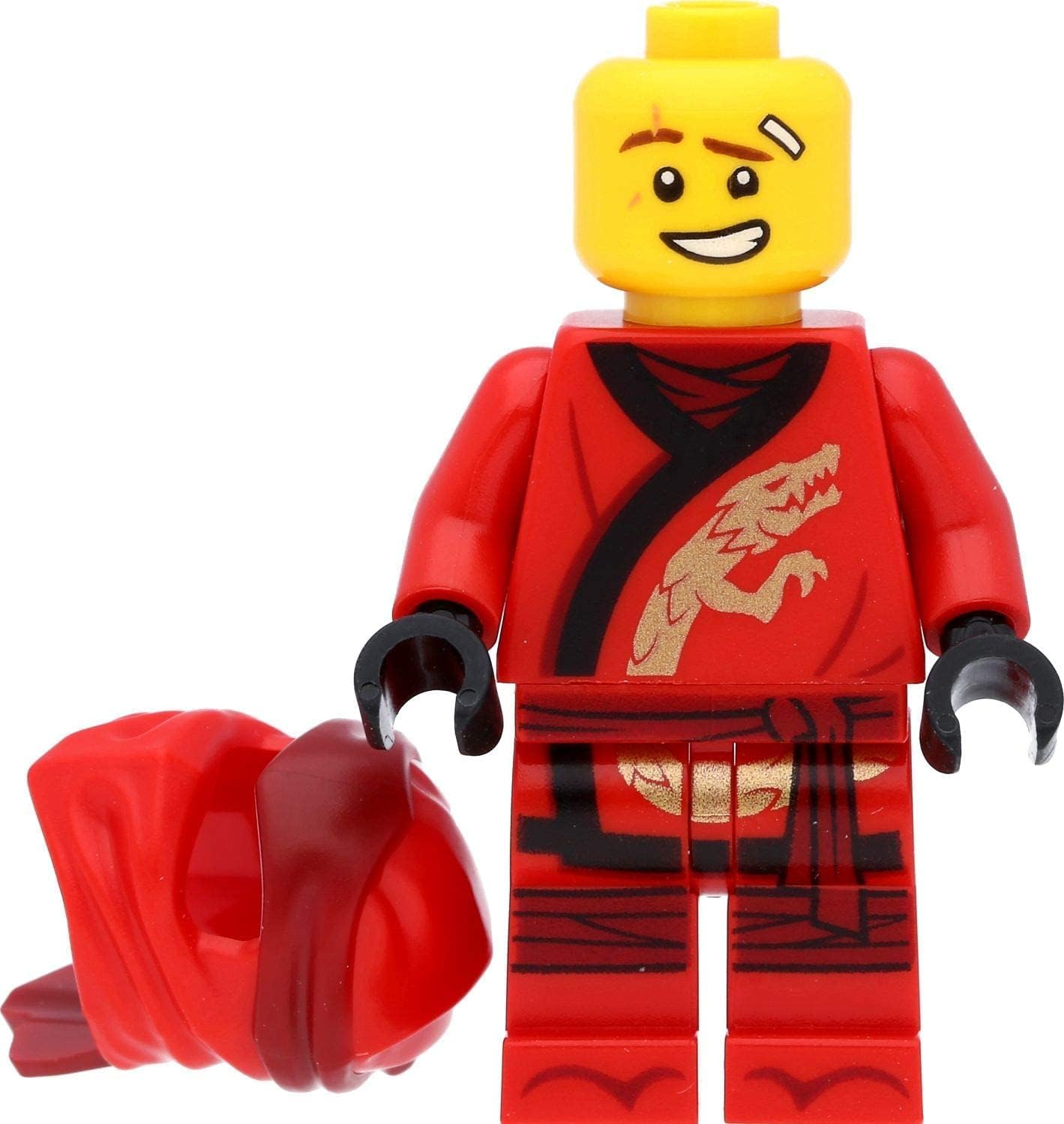 LEGO Ninjago Mini Figure Kai (Legacy) with Shoulder Armour and Swords