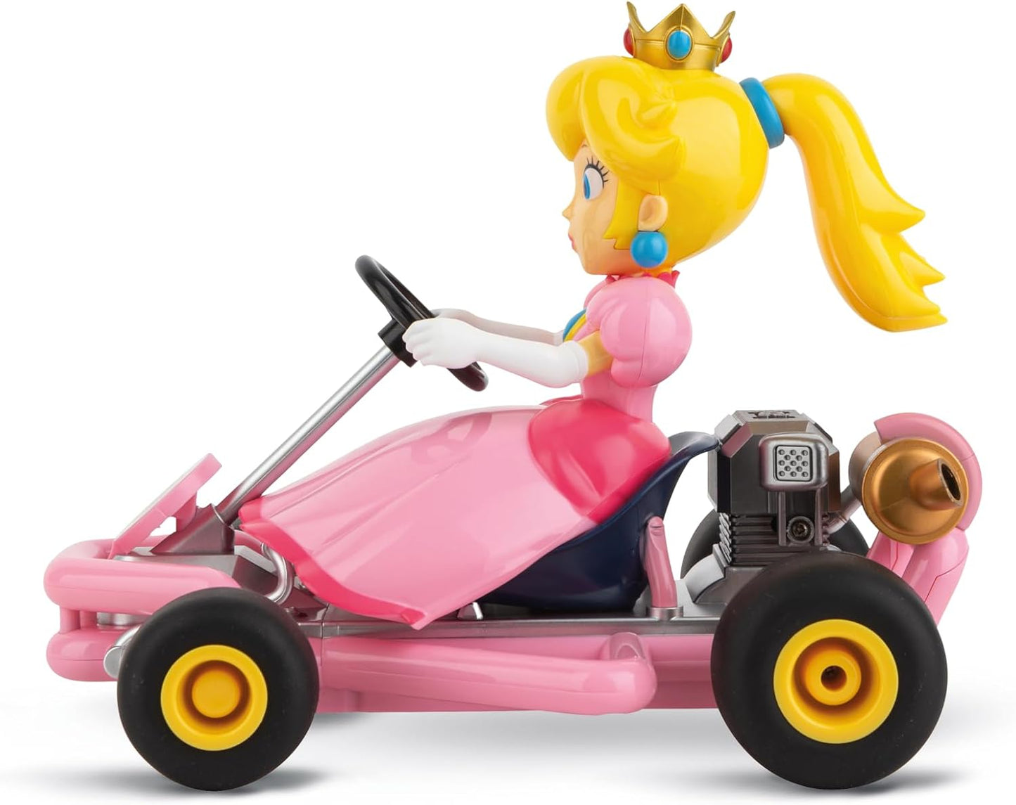 Carrera RC I Mario Kart I Pipe Kart Peach 24GHz Original Licensed ICKart for Exciting Races I Durable Robust Construction I Top Speed 9 km/h I Great Gift for All Mario Kart Fans