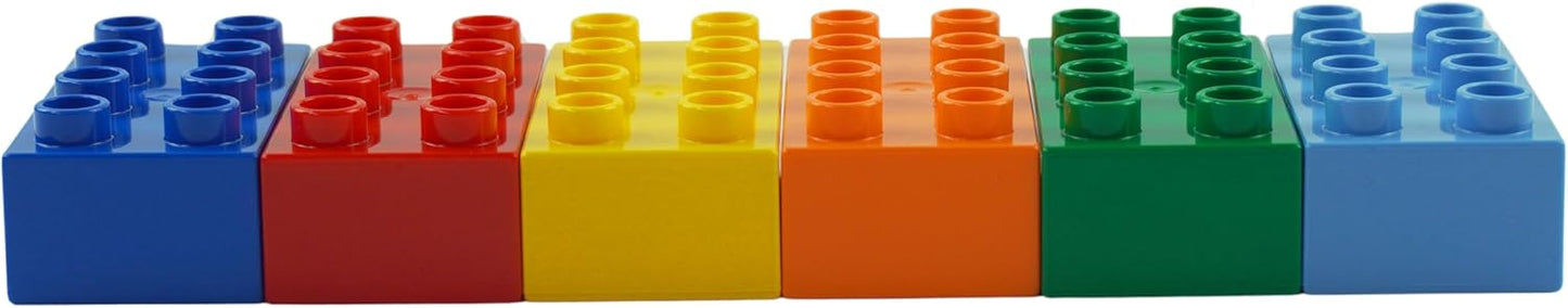 Lego® DUPLO® Building Blocks Basic Bricks Set - 50 Pieces 2 x 2 + 10 Pieces 2 x 4 - Building Blocks for Creative Building, First Building Blocks, Educational Toy, Gift for Girls and Boys from 1.5