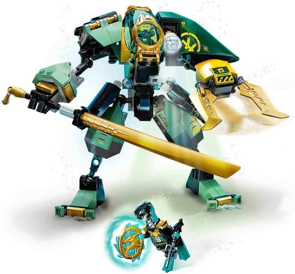 LEGO 71750 Ninjago Lloyds Hydro-Mech, Underwater Set, Toy for Boys and Girls from 7 Years with 2 Ninja Mini Figures