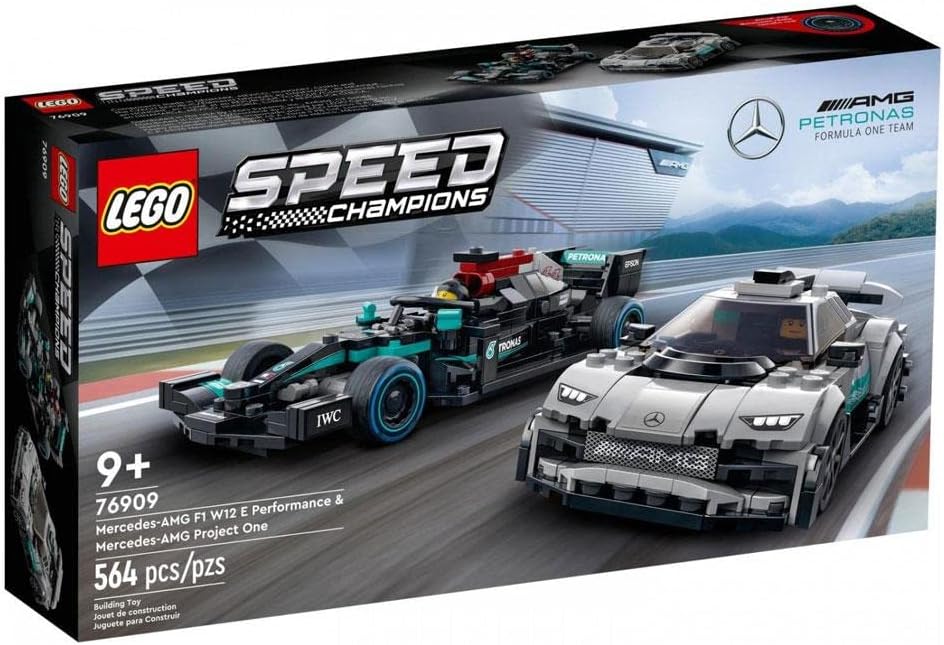 LEGO Speed Champions 76909 Mercedes-AMG F1 W12 E Performance & Mercedes-AMG Project One