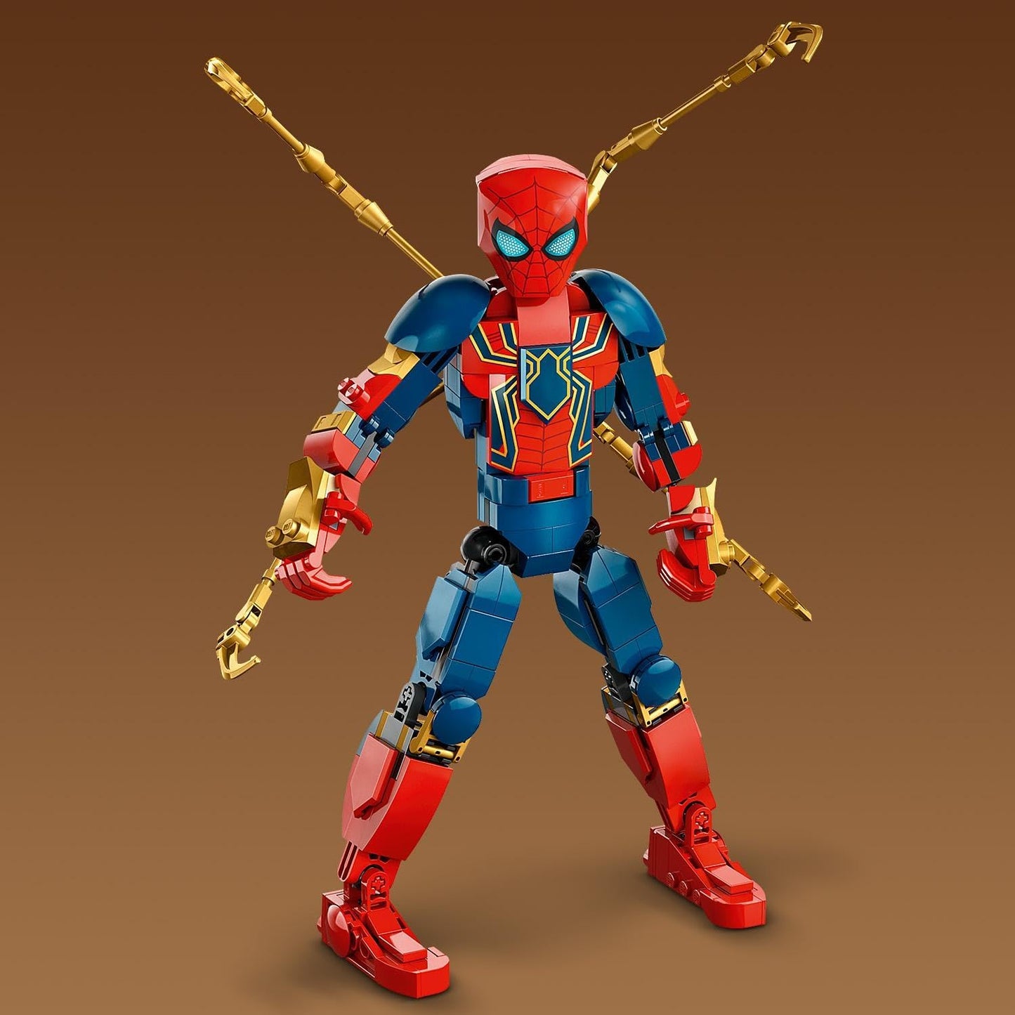 LEGO Marvel Iron Spider-Man Baufigur, Superhelden-Actionspielzeug für Kinder ab 8 Jahren, Jungen & Mädchen, Set mit Rüstung, baubares Modell, Avengers Geschenk-Idee für Fans der Marvel Filme 76298