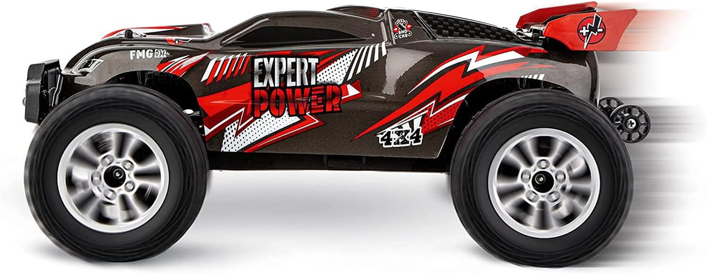 Carrera Expert RC 2.4 GHz Brushless Buggy, Ultimate Off-Road Driving Fun, 60 km/h Top Speed, Scale 1:10, Oil Pressure Shock Absorber, High-Precision Metal Gear and Special Ball Bearings, from 14 Years