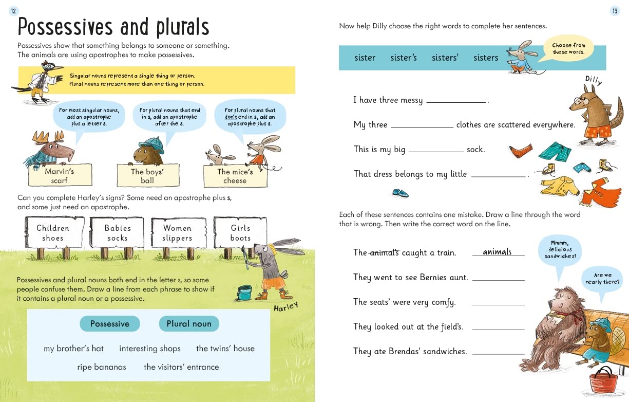 Usborne Workbooks Grammar and Punctuation 8-9