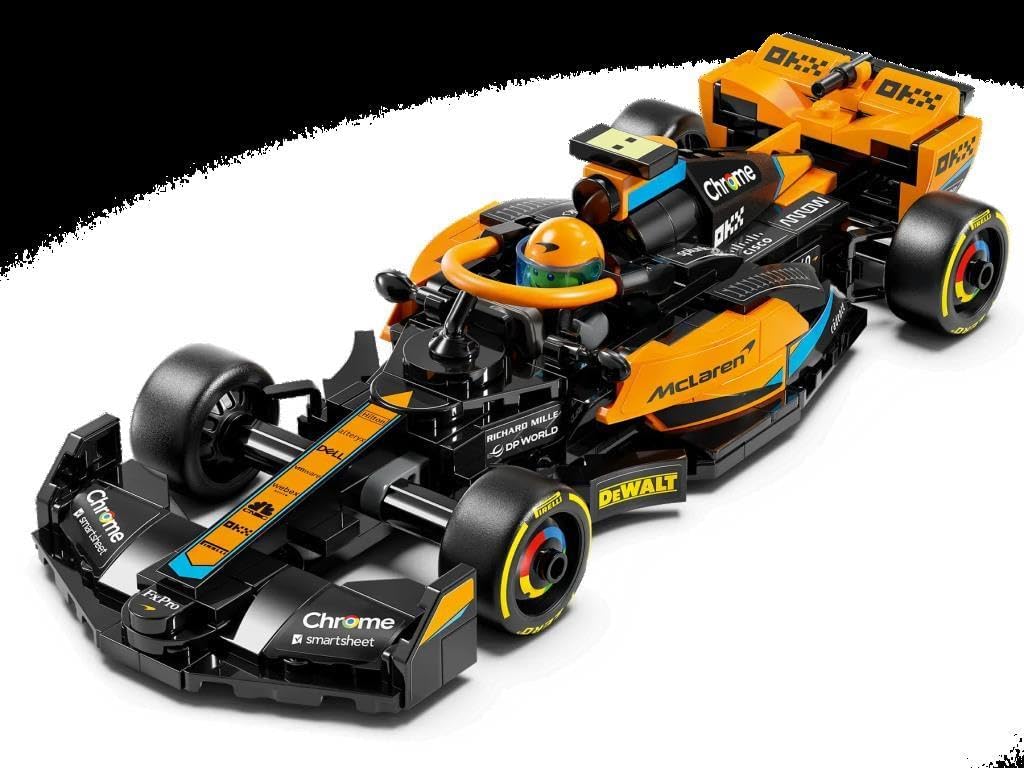 LEGO Speed Champions McLaren Formula 1 Racing Car 2023, Toy for Children from 9 Years, Boys and Girls Who Like to Play Independently, Buildable Vehicle Model, Children's Room Decoration 76919