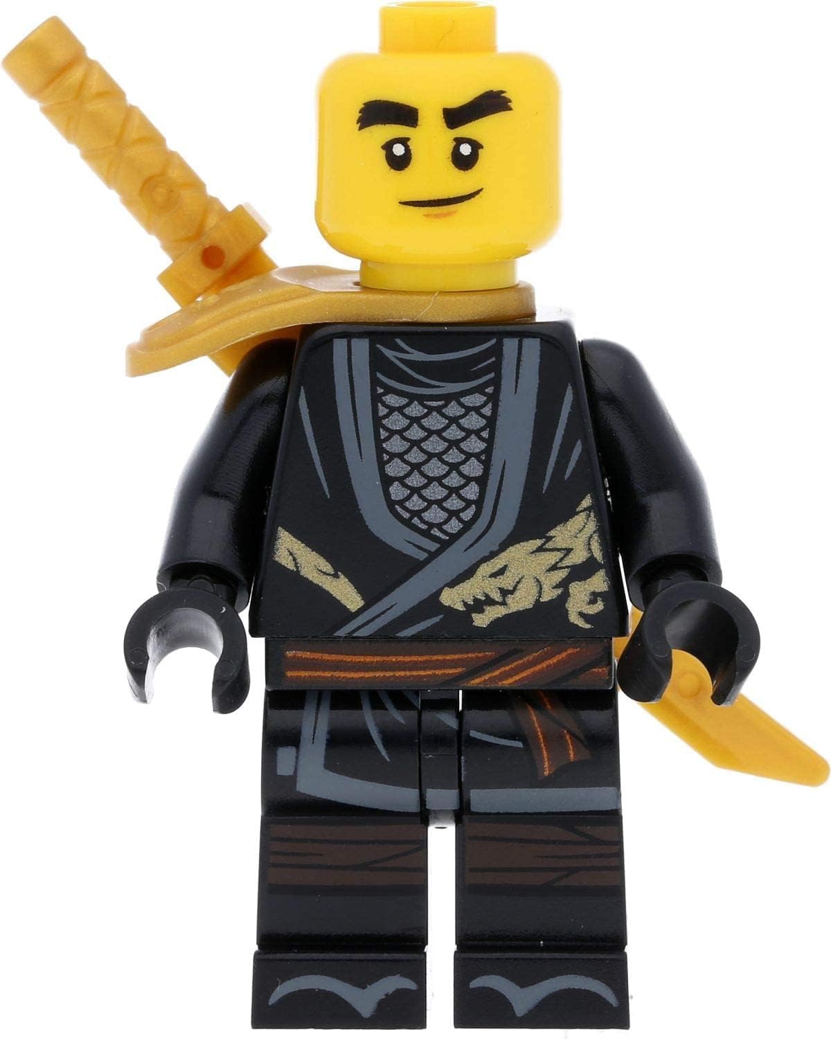 LEGO Ninjago Mini Figure Cole (Legacy) with Shoulder Armour and Weapons