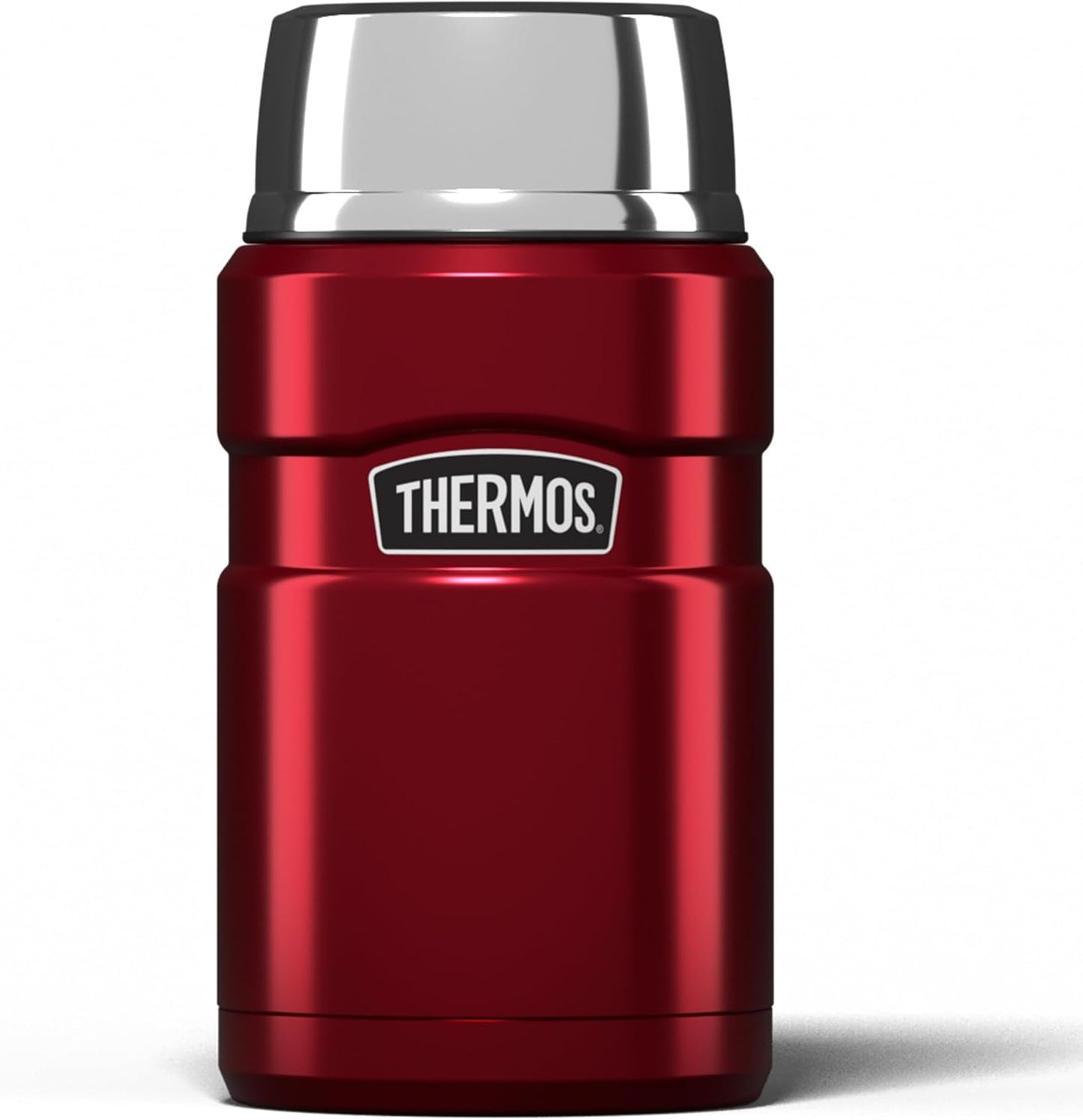 Stainless Steel Thermal Food Flask 710 ml, cranberry red, 710ml