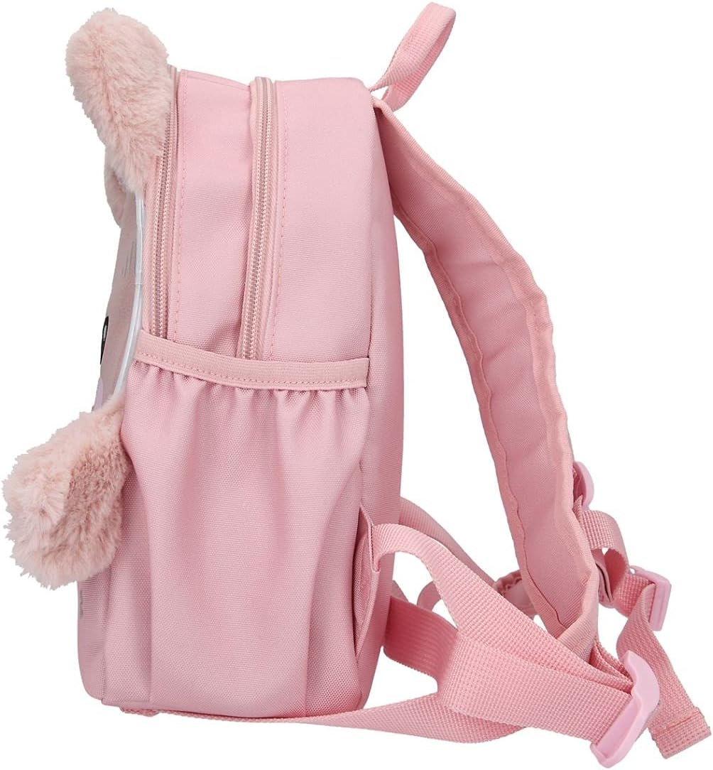 Depesche 11466 Princess Mimi Backpack Cat Lou Children's Backpack with Fluffy Soft Plush Ears and Paws, Approx. 26 x 21 x 10 cm