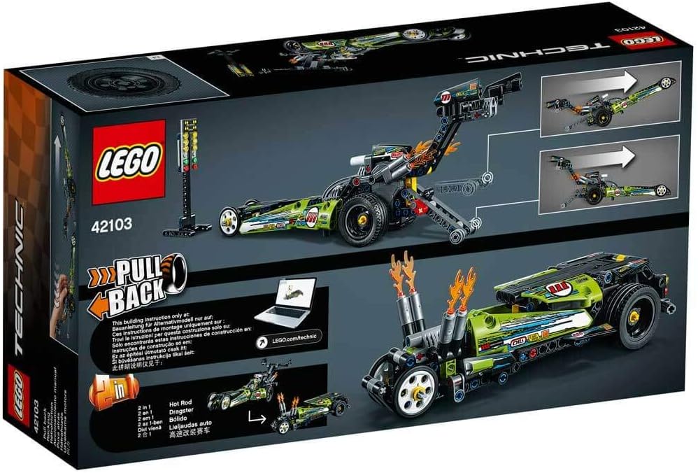 LEGO 42103 Dragster Racing Car Technic Construction Set