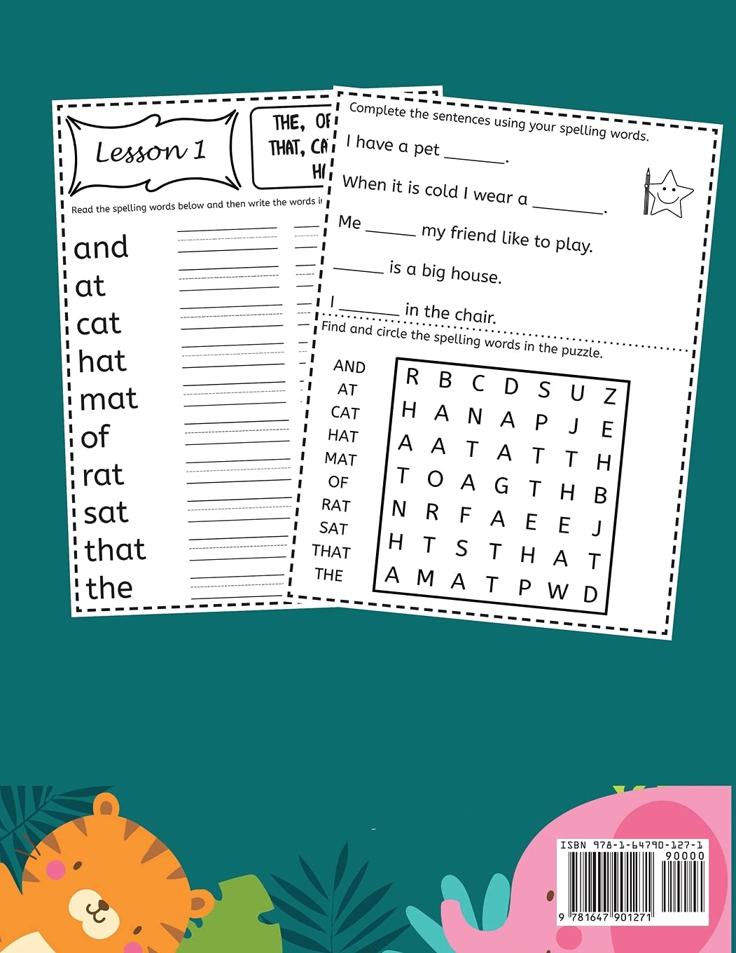 Spelling Workbook for Kids Ages 5-7: Learn and Practice Over 350 Essential Words Including Sight Words and Phonics Activities