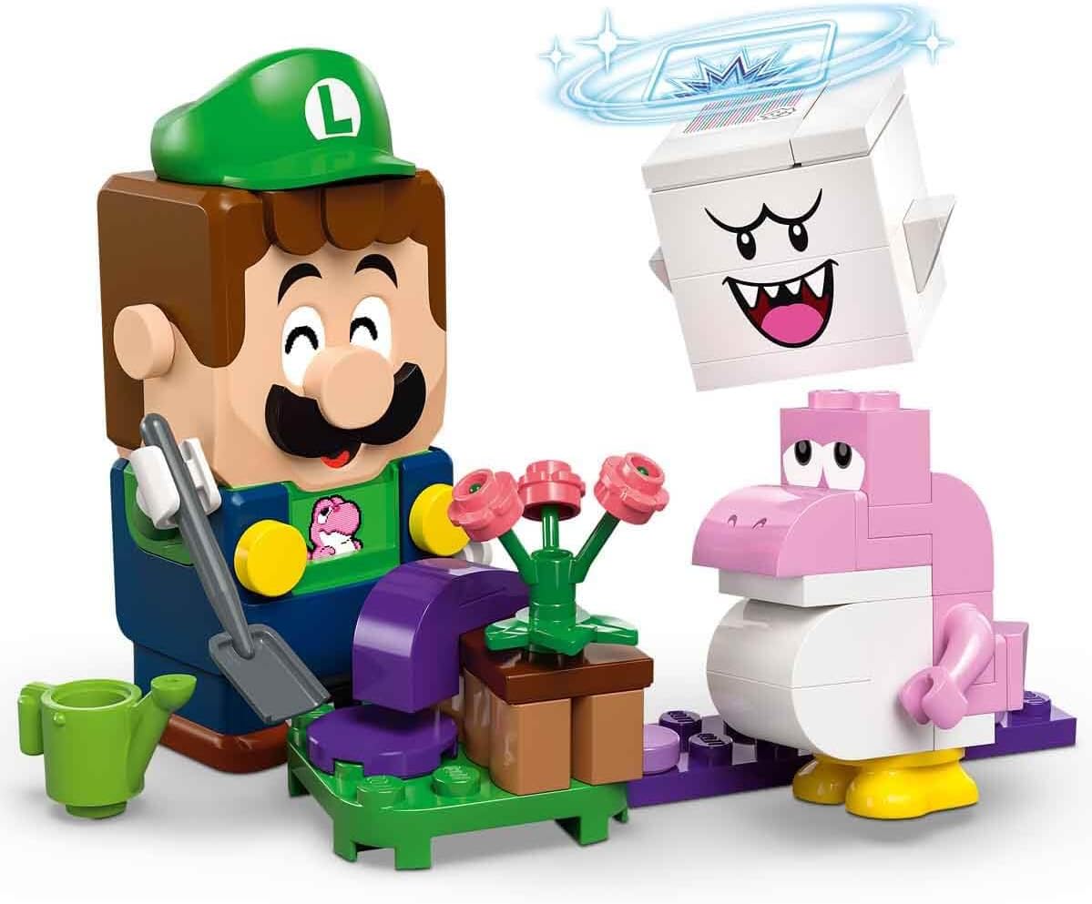 LEGO Super Mario Adventure with the Interactive Luigi, Nintendo Gift for Boys, Girls and Gamers from 6 Years, Adventure Playset for Children with Pink Baby Yoshi 71440