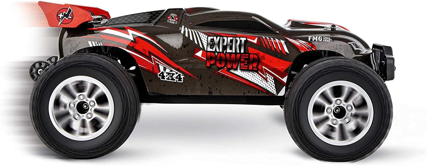 Carrera Expert RC 2.4 GHz Brushless Buggy, Ultimate Off-Road Driving Fun, 60 km/h Top Speed, Scale 1:10, Oil Pressure Shock Absorber, High-Precision Metal Gear and Special Ball Bearings, from 14 Years