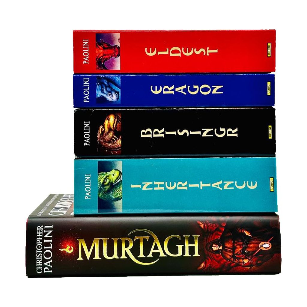 Christopher Paolini The Inheritance Cycle Series 5 Books Collection Set (Eragon, Eldest, Brisingr, Inheritance & [Hardcover] Murtagh)