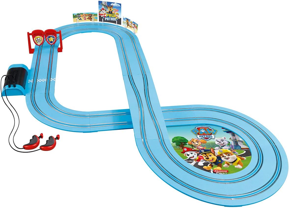 Carrera 20063035 First-Paw Patrol-On Double 2.9 m, Multi-Coloured