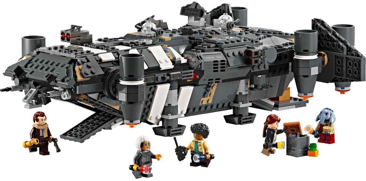 LEGO Star Wars: Skeleton Crew The Onyx Cinder, Toy Starship to Build and Collect for Boys and Girls with 5 Characters, Gift Idea for Fans from 10 Years, 75374