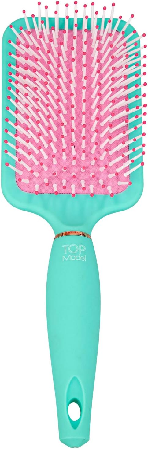 Depesche TOPModel 10957 Hairbrush, Paddle Brush with Soft Touch Surface, Περίπου. 4,2 x 8,3 x 26 cm, Ποικιλία χρωμάτων 