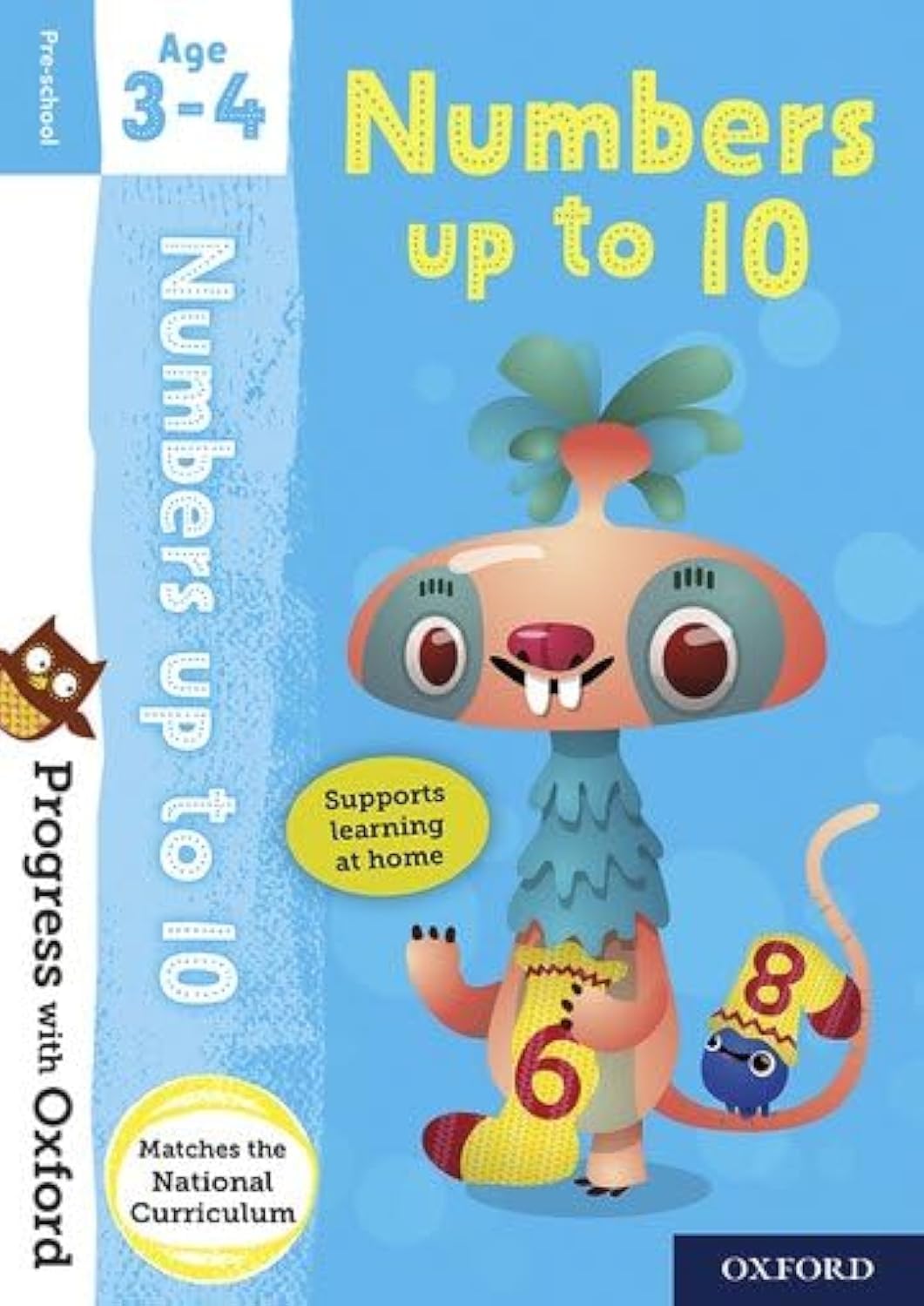 Progress with Oxford: Numbers Age 3-4 - Prepare for School with Essential Maths Skills