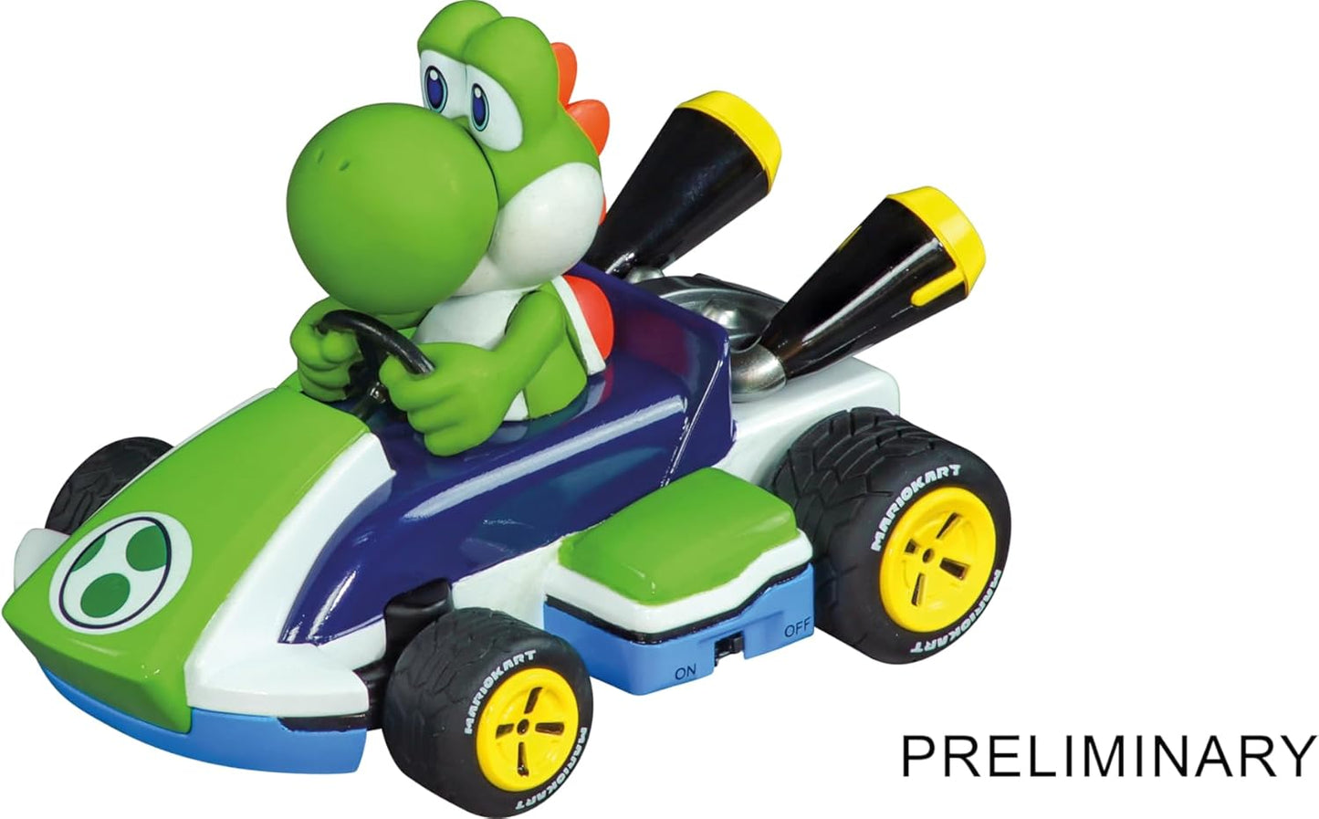 Carrera RC I 2.4GHz Mario Kart Race Kart 1:32 I Yoshi RC Vehicle I Officially Licensed I Authentic Design I For Nintendo Fans I Remote Controlled Car