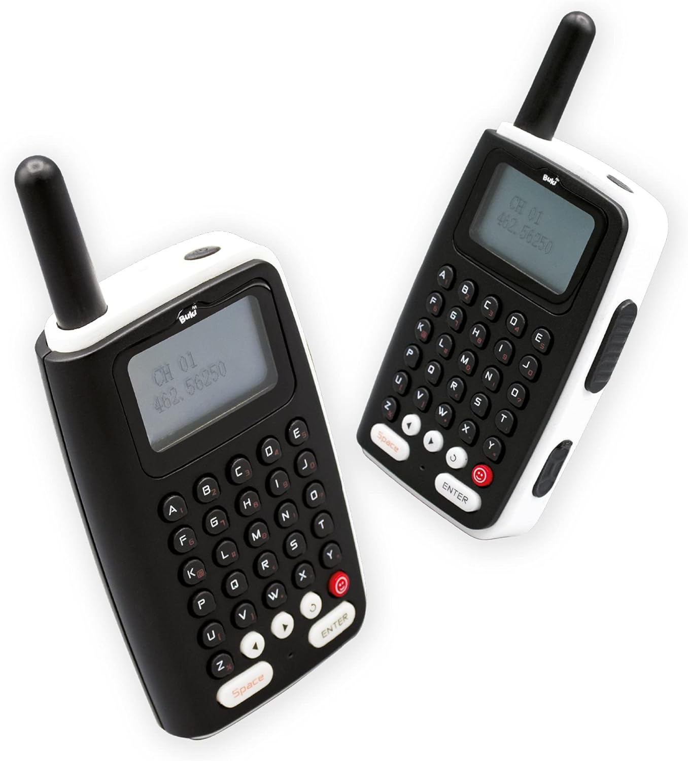 Buki France TW04 Walkie Talkie Messenger Black and White