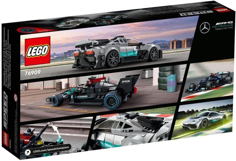 LEGO Speed Champions 76909 Mercedes-AMG F1 W12 E Performance & Mercedes-AMG Project One