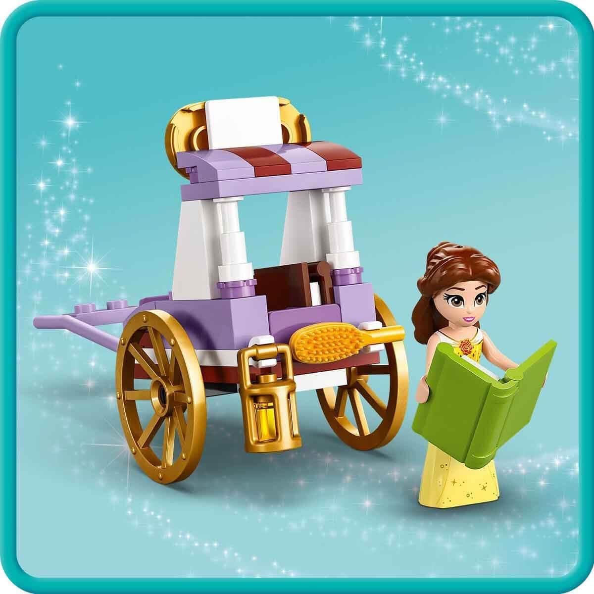 LEGO Disney Princess Belles Horse Carriage, Princess Set with Horse Toy and Doll, Carriage with Horse Figure for Disney Movie Beauty and the Beast, Gift for Girls and Boys 43233