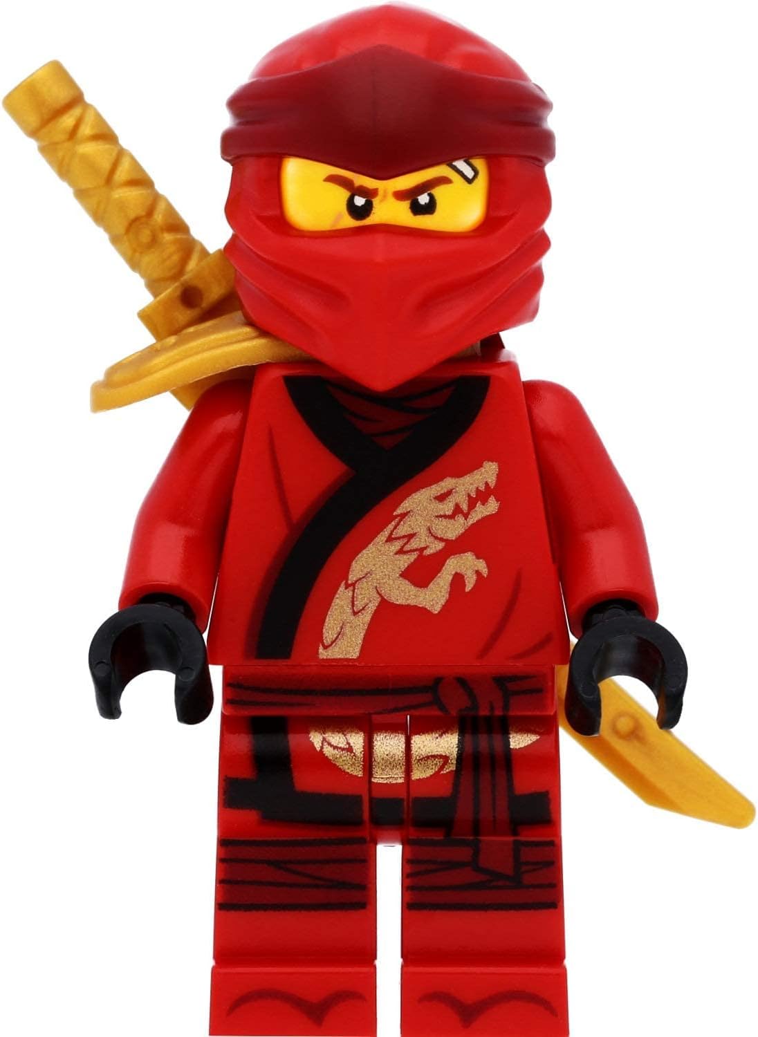 LEGO Ninjago Mini Figure Kai (Legacy) with Shoulder Armour and Swords