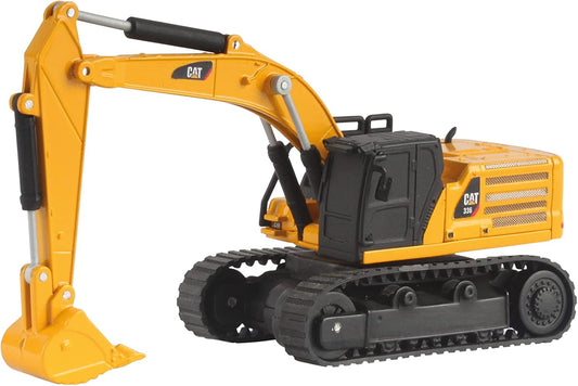 Carrera - 37026001 - Carrera RC I CAT 336 Spoon Excavator I 1:64 Remote Controlled Construction Site Vehicle I Perfect Mini Excavator for the Sandpit I Including Moving Parts I High Detail I Original