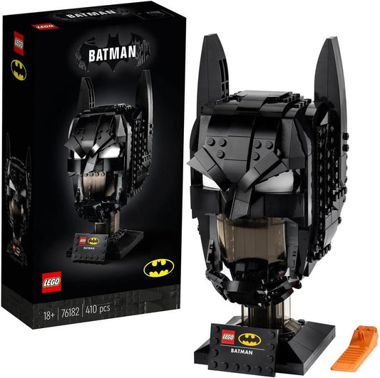 LEGO 76182 DC Batman Helmet Construction Kit for Adults, Model Kit, Fan Item, Gift Idea for Collectors