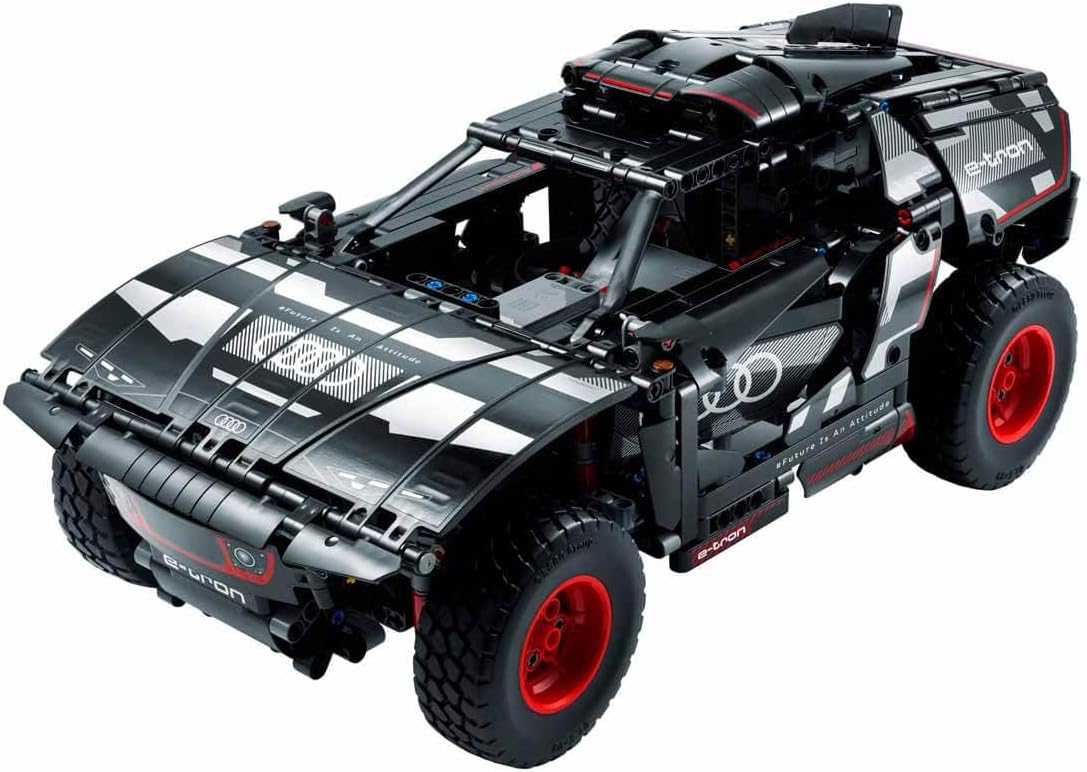 LEGO 42160 Technic Audi RS Q e-tron RC Rally Car Toy, Dakar Rally Off-Road Vehicle, App Controlled RC with Control+, Gift for Boys, Girls and Fans from 10 Years to Build