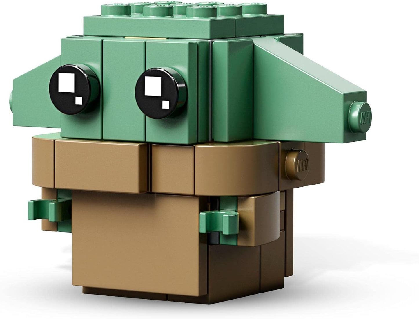 LEGO 75317 BrickHeadz Star Wars - The Mandalorian and the Child, Baby Yoda Building Set (295 Pieces)