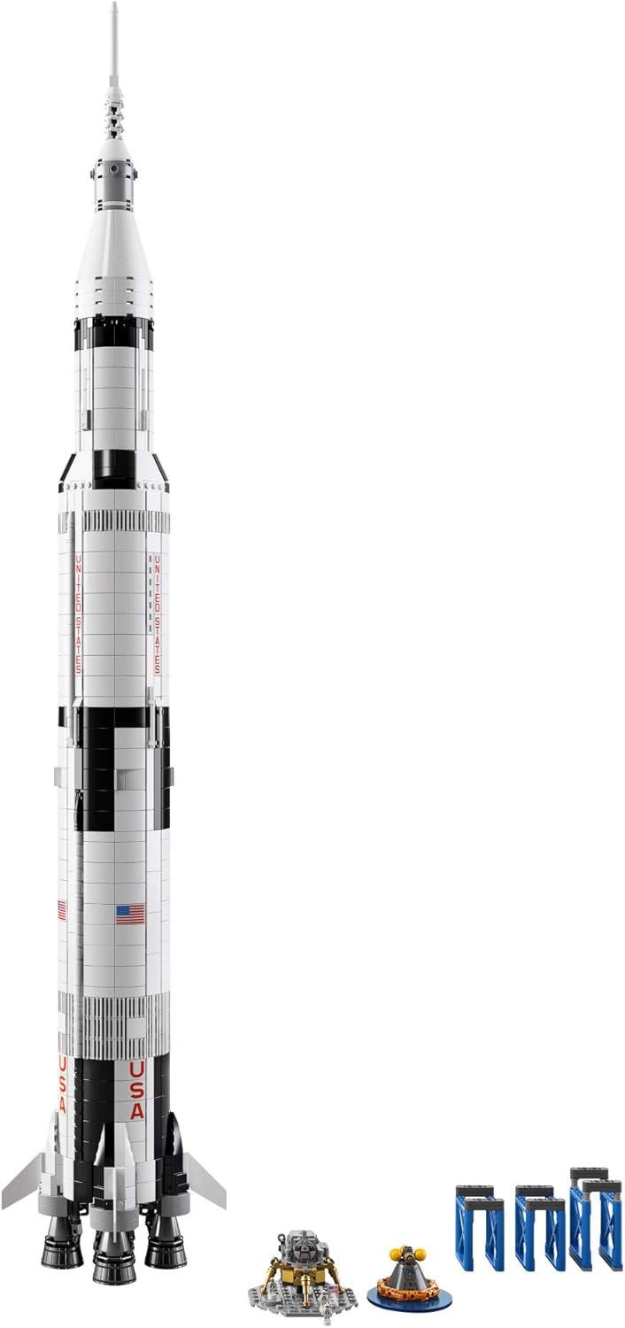 LEGO Ideas Nasa Apollo Saturn V 21309 Building Kit 1969 Pieces