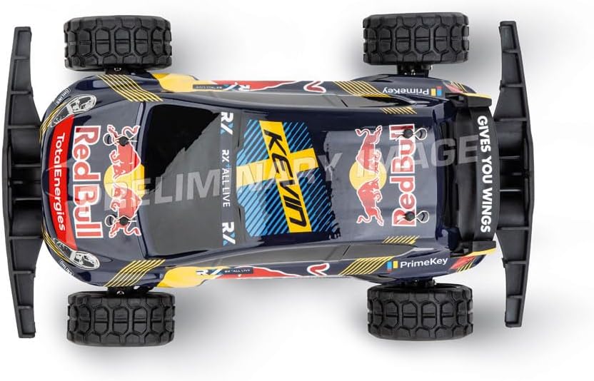 Carrera Professional RC Red Bull Peugeot WRX 208 Rallycross Hansen I For Children & Adults, Boys & Girls I High Performance Driving I Robust & Authentic I Drift Experience I Durable & Stable Ride