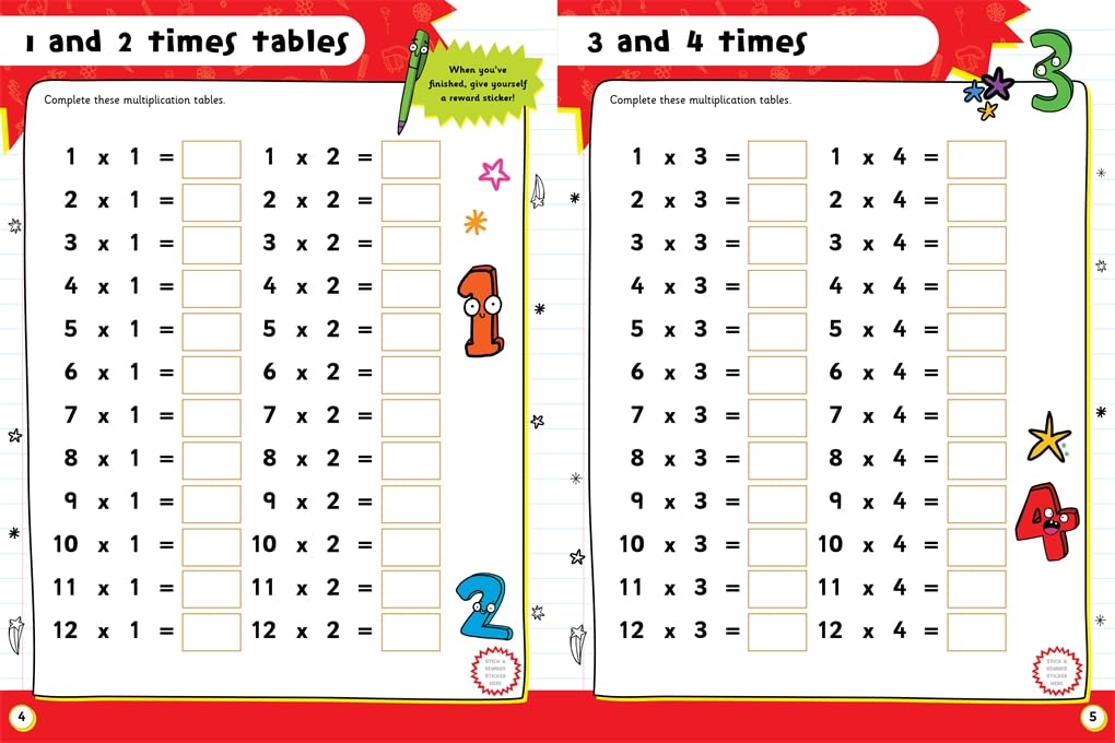 Help With Homework: Age 7+ Times Tables (Practise Key Stage 2 times tables tricks for school)