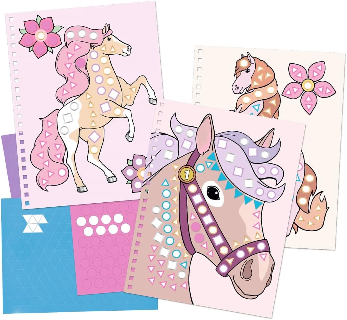 Depesche 12068 Miss Melody Sticker Your Picture Sticker Book with 25 Pages Full of Horse Motifs to Complement Includes 10 Sticker Sheets