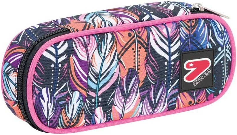 Pencil case bag plume, White-white