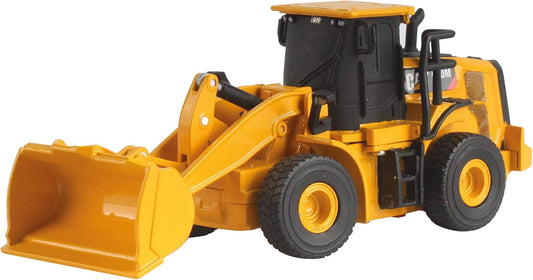 Carrera - 37026003 - CAT RC 950M Wheel Loader I 1:64 Remote Controlled Construction Site Vehicle I Compact Wheel Loader for Big Adventures I Includes Moving Parts I Up to 30 Minutes Driving Time I