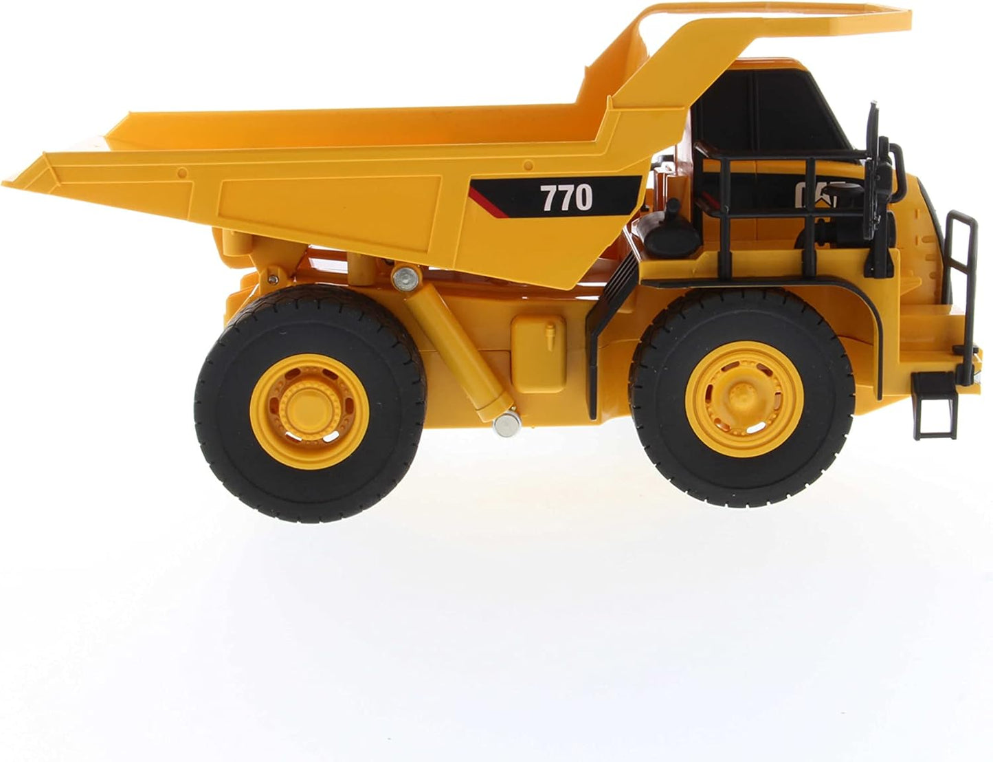 Carrera - 37023004 - Carrera RC 1:35 CAT 770 Mining Truck I RC Construction Site Vehicle Official CAT Licence I Movable Tipper I Robust Construction & Long Driving Time