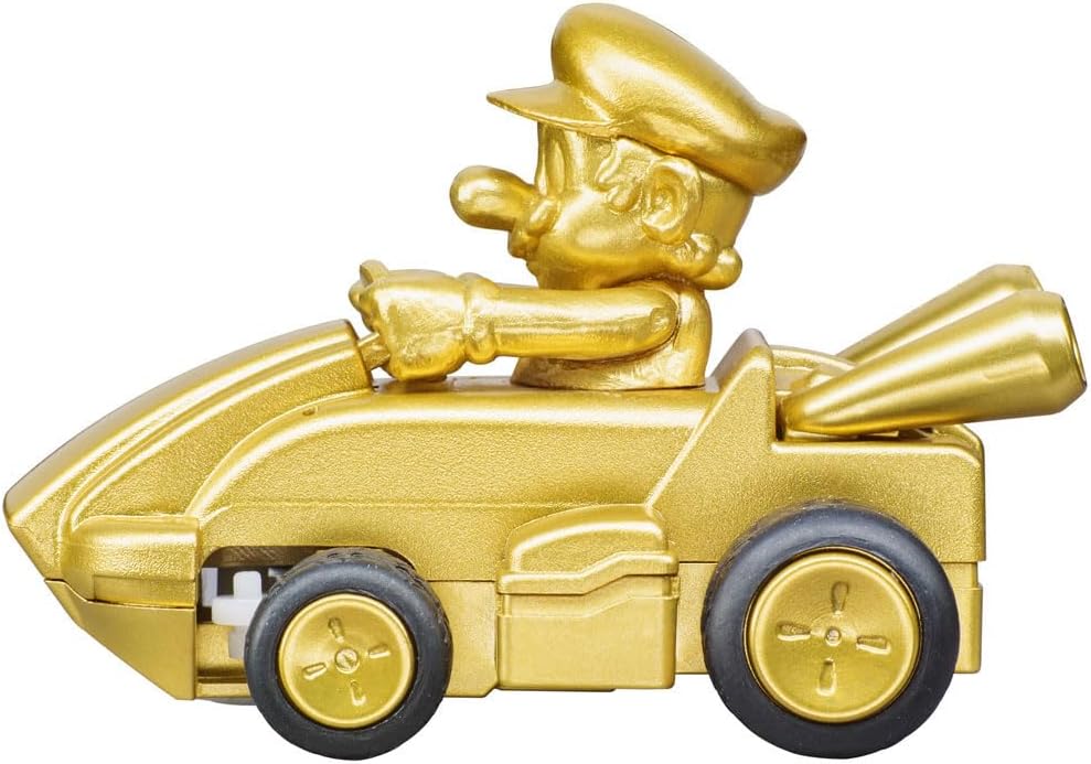 Carrera RC Mario Kart Mini RC Mario Gold I For Children and Adults, Boys & Girls I Unique Original Licence I Instant Driving Fun with Ready to Run I Authentic Mario Kart Experience