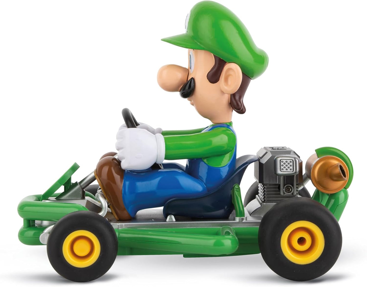 Carrera RC I 2.4GHz Mario Kart Pipe Kart I Luigi RC Vehicle I Officially Licensed I Authentic Design I For Nintendo Fans I Remote Controlled Car