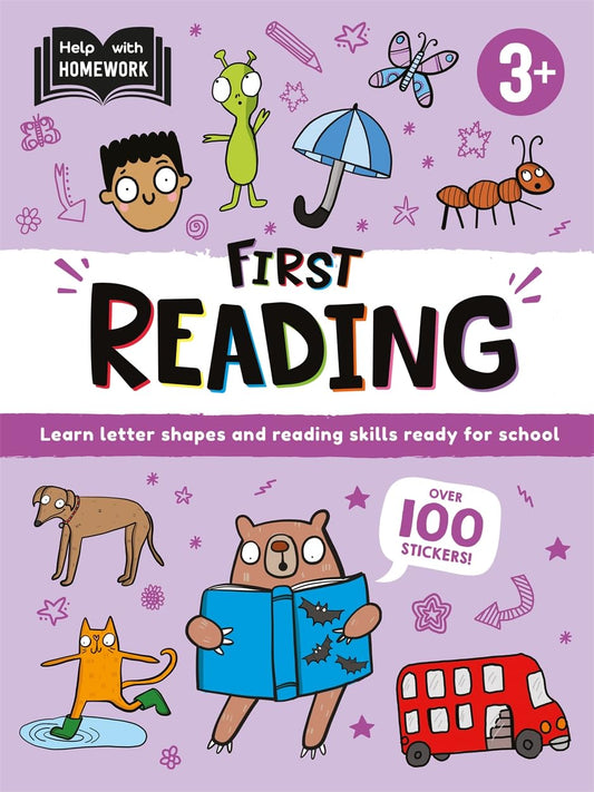 Help With Homework: Age 3+ First Reading (Learn letter shapes and reading skills ready for school)