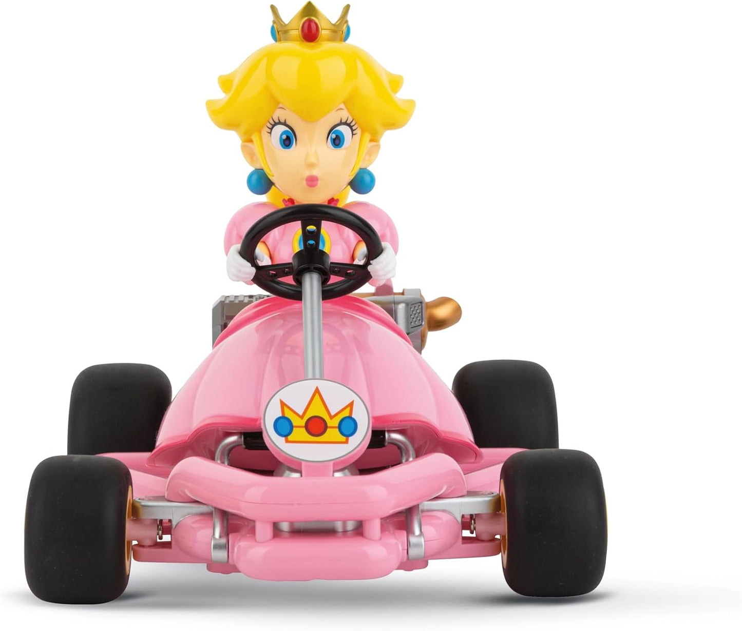 Carrera RC I Mario Kart I Pipe Kart Peach 24GHz Original Licensed ICKart for Exciting Races I Durable Robust Construction I Top Speed 9 km/h I Great Gift for All Mario Kart Fans