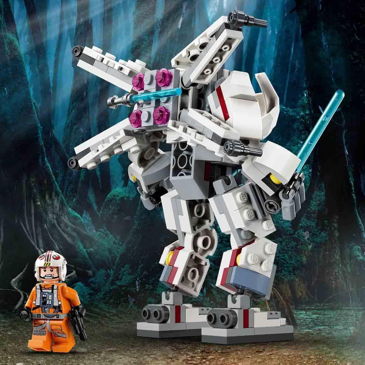 LEGO Star Wars Luke Skywalkers X-Wing Mech, Building Toy Stones for Collecting, Action Adventure, Gift Idea for Creative Boys and Girls from 6 Years, 75390