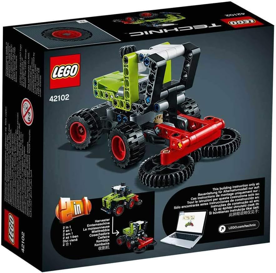 LEGO Technic 42102 Mini Claas Xerion Toy Tractor Building Set