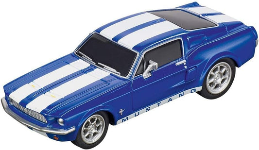 Carrera - 20064146 - Carrera GO!!! Ford Mustang '67 - Racing Blue I Racetracks and Licensed Slot Cars | Up to 2 Players | For Boys and Girls from 6 Years and Adults