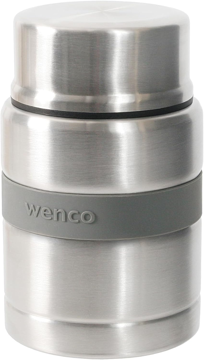 wenco Stainless Steel Lunch Pot 500 ml with Spoon, Thermal Container for Food - Ideal Warming Box for Children and Adults, To-Go Soup Container for Lunch on the Go