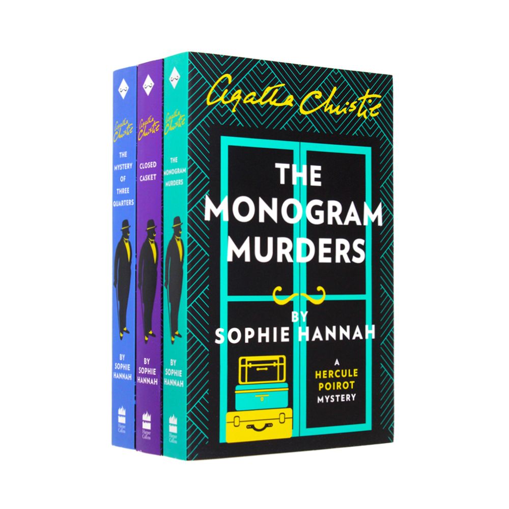 The New Hercule Poirot Mysteries Agatha Christie Series Books 1 - 3 Collection Set By Sophie Hannah