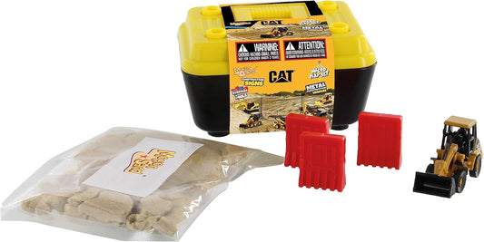 Carrera - 37085963 CAT Micro Metal Play Box, 906 Wheel Loader